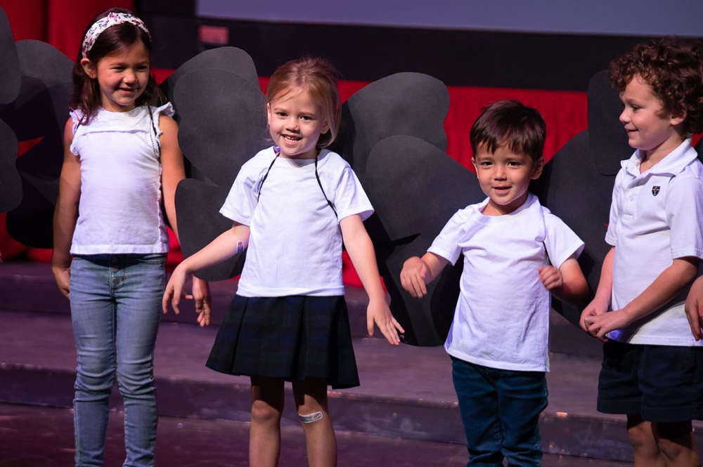 PreK-4 butterfly parade